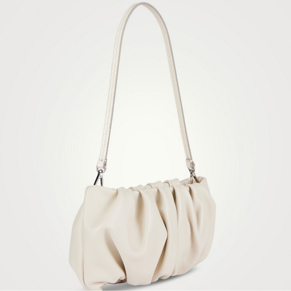 STAUD Elegant Cream Shoulder Bag